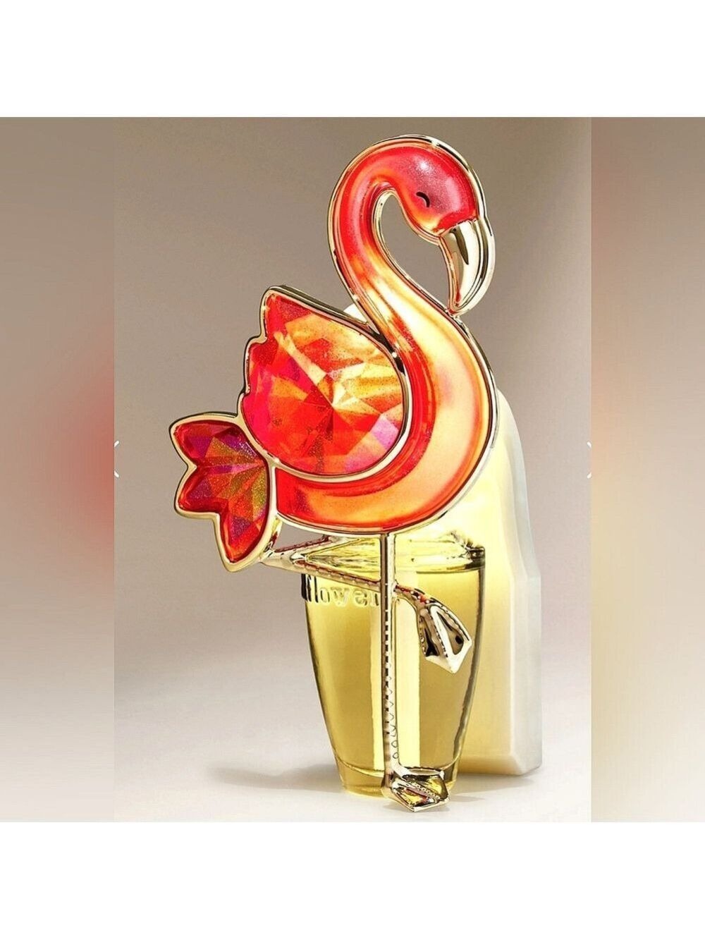 PINK FLAMINGO WALLFLOWERS FRAGRANCE PLUG ADJUSTABLE SCENT CONTROL NIGHTLIGHT BBW